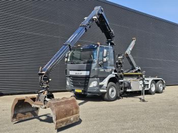 DAF DAF CF 440 6x2 HIAB Z KRAAN + HAAKARM SYSTEEM